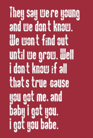 Sony & Cher - I Got You Babe - song lyrics, song quotes, music lyrics ...