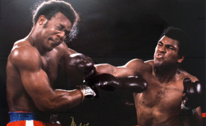 ... Ali regain the heavyweight title with victory over George Foreman