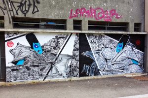 ... - Sunday Street Art : SteW - Les samouraïs - Vitry-sur-Seine