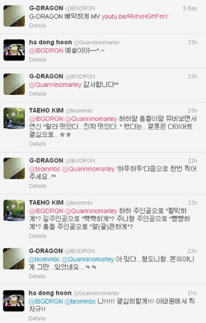 HaHa tweeted G-Dragon, saying the music video was art, while Kim Tae ...