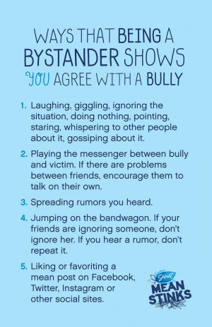 Ways That Being a Bystander Shows You Agree With a Bully. Encourage ...