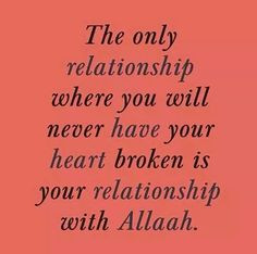 The only relationship that can heal a broken heart. More