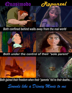The Hunchback of Notre Dame & Tangled HOND & Tangled :D
