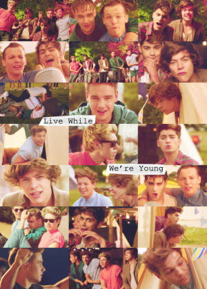 ... liam payne Niall Horan edit Louis Tomlinsion live while we're young