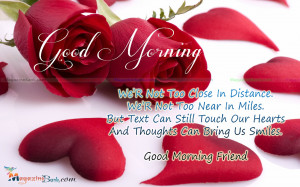 Good Morning Quotes For Friends Good morning friend