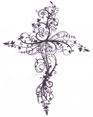 Cross tattoo design by Zanie-LArch