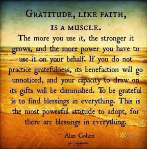 Gratitude is my attitude