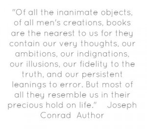 Joseph Conrad. For more book fun, follow us at www.facebook.com ...