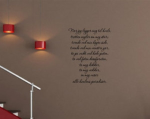 Vinyl Wall words quotes and sayings Norwegian Decal.. Nar jeg legger ...