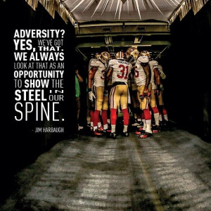 Jim Harbaugh quote #49ers
