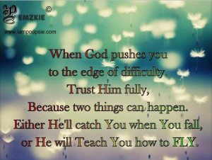 Am Poopsie | When God pushes you to the edge of difficulty