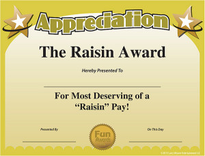 Funny Appreciation Certificate