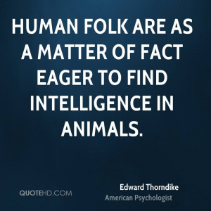Edward Thorndike Intelligence Quotes