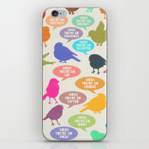 Birdsong_Gosh Quotes by Garima & Rachel iPhone & iPod Skin