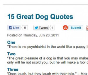 Dog Quotes