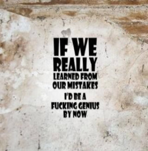 learn from our mistakes