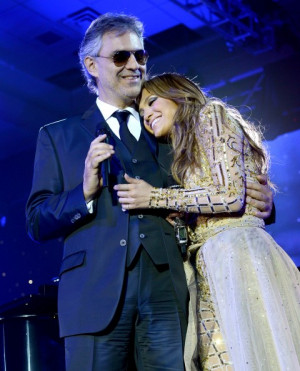 Jennifer Lopez e Andrea Bocelli: emozioni forti a 