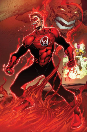 Red Lantern, I'd quote the red lantern chant, but I can't remember it ...