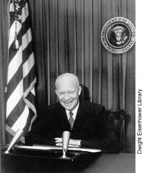 ... David Eisenhower (1890-1969), the 34th President of the United States