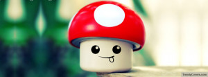 Mushroom Smiley Facebook Cover