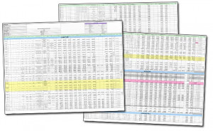 personal budget spreadsheet. The spreadsheets are the