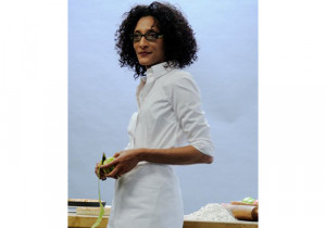 Carla Hall Modeling