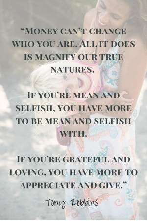 Here’s a great quote from Tony Robbins about it: