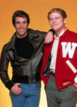 The Fonz and pal Richie Cunningham (aka Henry Winkler and ... / Movies