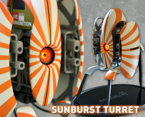 Portal 2 Sunburst Aperture sentry turret available for pre-order