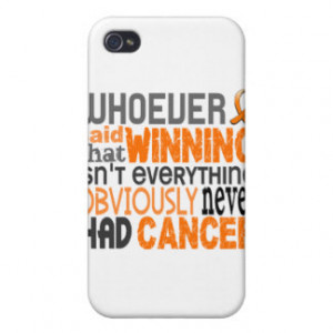 Whoever Said Leukemia iPhone 4/4S Cover