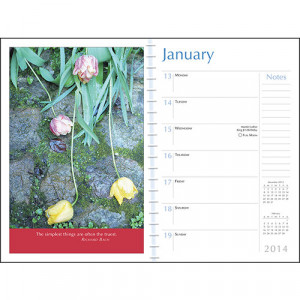 ... Inspirational Quotes >Simplicity 2014 Softcover Engagement Calendar