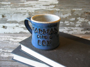 Madman with a Box - Doctor Who Quote Mug - Pottery Mug - Handmade Fan ...