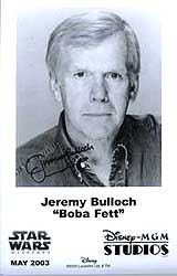 Jeremy Bulloch interviewed after getting Boba Fett Suit