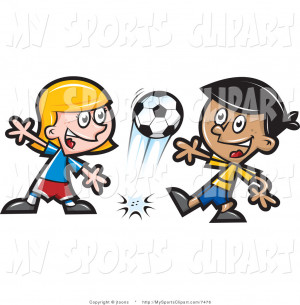 Children Playing Together Clip Art