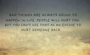 Don't hurt others