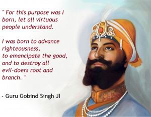 Guru Gobind Singh Ji (1666 -1708) was the Tenth of the Eleven Sikh ...