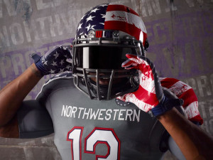 Northwestern releases star-spangled (and bloo