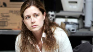 Jenna Fischer portrays Pam Beesly, the office receptionist who ...