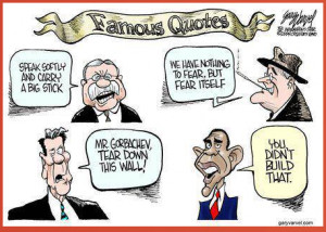 Famous Quotes: Obama vs. Reagan Edition