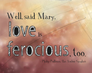 Philip Pullman Amber Spyglass quote 