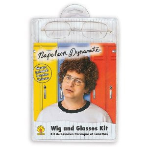 Napoleon Dynamite Costume: Wig and Glasses Kit