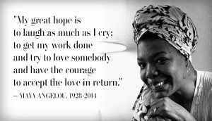 Rest in peace to an incredibly inspirational woman. #MayaAngelou http ...