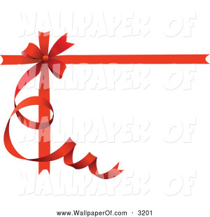 Wallpaper Red Gift Ribbons...