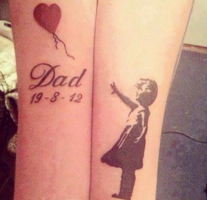 Love This Dad RIP Memory Tribute Tattoo