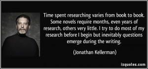 More Jonathan Kellerman Quotes