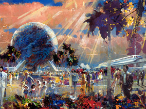 ... for Spaceship Earth is my personal favorite of all Epcot concept art