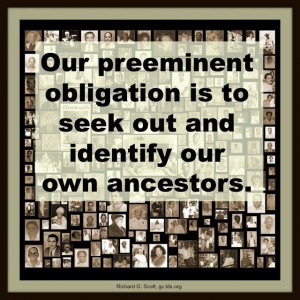 Our Own Ancestors | Creative LDS Quotes Find more LDS inspiration at ...