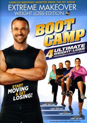 Two Extreme Makeover Weightloss Bootcamp DVD's: