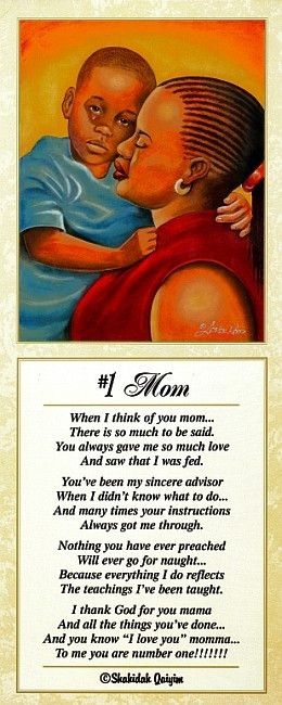 this art print framed and it's never failed to make Mom feel special ...