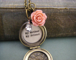 ... dangle gift for mom mother of bride daughter to mom gift quote locket